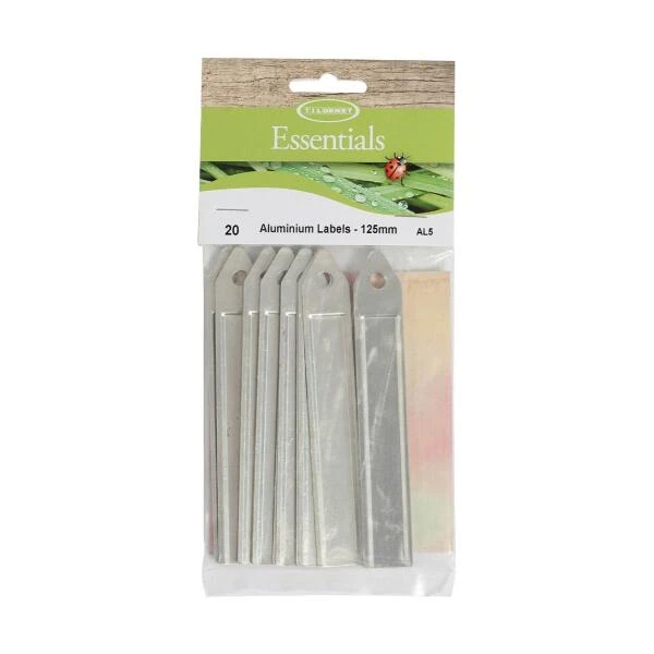 Aluminium Labels 12,5 Cm - Set Van 20 Stuks 2 Aluminium Labels 12,5 Cm - Set Van 20 Stuks - Afbeelding 2