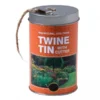 Blikje Met Jute Tuintouw 100 G 3 PLY