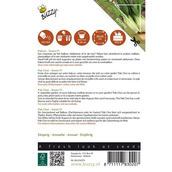 Paksoi Green F1 2 Paksoi Green F1 - Afbeelding 2