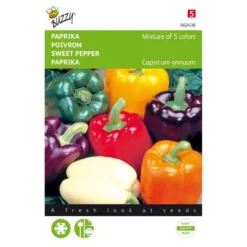 Paprika 5 Kleurenmengsel - Capsicum Annuum