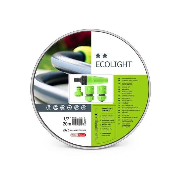 Cellfast Tuinslangset ECOLIGHT + Toebehoren - 20 Meter 1 Cellfast Tuinslangset ECOLIGHT + Toebehoren - 20 Meter