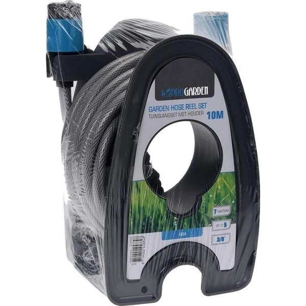 Tuinslangset 10 M Op Houder 2 Tuinslangset 10 M Op Houder - Afbeelding 2