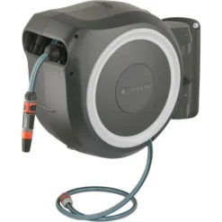 Wandslangenbox GARDENA RollUp Wit - M/L - 25 M