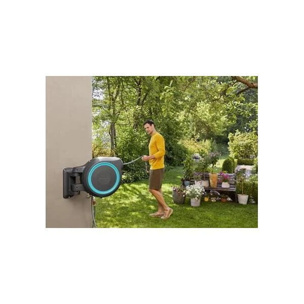 Wandslangenbox GARDENA RollUp Blauw - XL - 35 M 4 Wandslangenbox GARDENA RollUp Blauw - XL - 35 M - Afbeelding 4